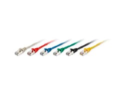Cable EQUIP RJ45 Cat.6a S/FTP 1m Negro