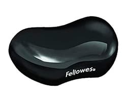 Reposamuñecas Fellowes Gel Crystal Negro
