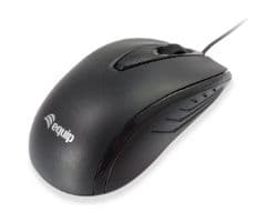 Ratón EQUIP Life Óptico USB-A 1000dpi Negro