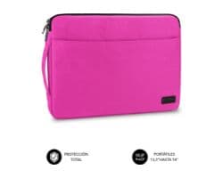 Funda SUBBLIM Urban 14" Poliéster Rosa