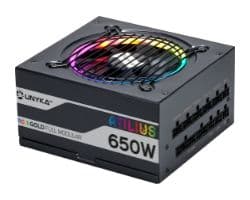 Fuente UNYKA Atilius ATX 650W RGB 80+ Gold