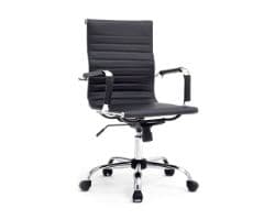 Silla de Oficina EQUIP Respaldo Medio Negra