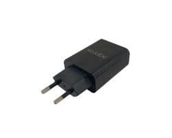 Cargador Pared Approx 12W 2xUSB Negro