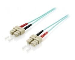 Fibra Óptica EQUIP SC/M a SC/M 2m Turquesa