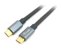 Cable EQUIP USB-C/M a USB-C/M 1m Negro