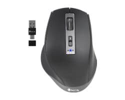 Ratón Gaming NGS Láser RF BT 3200dpi Negro