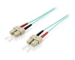 Fibra Óptica EQUIP SC/M a SC/M 10m Turquesa