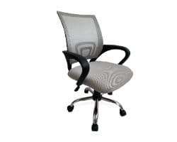 Silla de Oficina EQUIP Malla Gris Clara