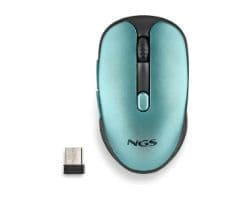 Ratón NGS Óptico RF 2.4GHz 1600dpi Azul