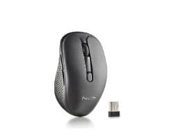 Ratón NGS Óptico Wireless 1600dpi Negro