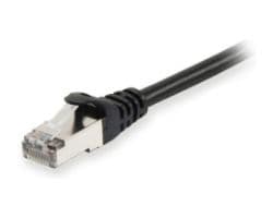 Cable EQUIP RJ45 Cat.6a S/FTP 2m Negro