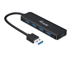 Hub EQUIP Life A USB-C3.0 a 4xUSB-A3.0 Negro