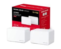 Mesh Mercusys AX3000 RJ45 Pack 2 Blanco (Halo H80X)