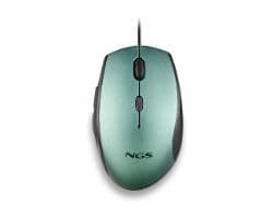 Ratón NGS Ergonómico Óptico USB 1600dpi Verde