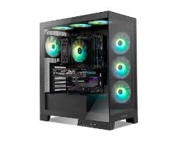 Caja NOX ARGB USB ATX mATX ITX Negra