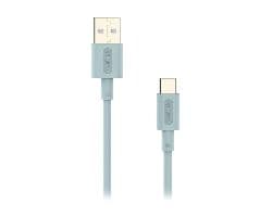 Cable NUBBEH Elisium USB-A/USB-C Turquesa
