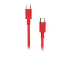 Cable NUBBEH Elisium USB-C/USB-C 1m Rojo