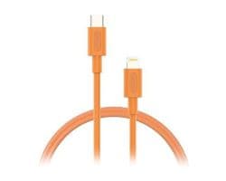 Cable NUBBEH USB-A/Lightning 1m Naranja
