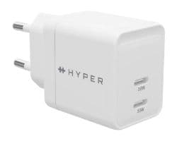 Cargador TARGUS HyperJuice 2xUSB-C 35W Blanco