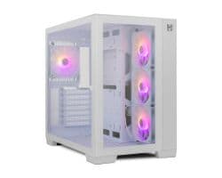 Caja Gaming NOX Astra ARGB ATX Blanca