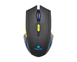 Ratón Gaming NGS LED Wireless 3200dpi Negro