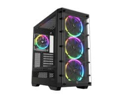 Caja Nfortec Draco X RGB ATX ITX Negra