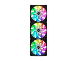 Ventilador NOX ARGB 3x120mm Negro