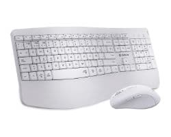 Teclado+Ratón SUBBLIM RF BT Blanco