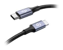Cable SUBBLIM USB-C 2.0 M/M 1m Negro