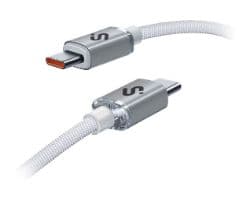 Cable SUBBLIM USB-C 2.0 M/M 1m Blanco