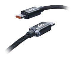 Cable SUBBLIM USB-C 2.0 M/M 1m Negro