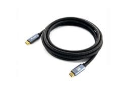 Cable EQUIP USB-C/M a USB-C/M Negro