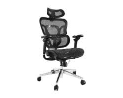 Silla Oficina EQUIP Respaldo de Malla Negra