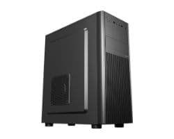 Caja UNYKA UK8026 USB-A/C ATX ITX mATX Negra