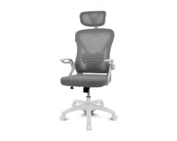 Silla Drift Ergonómica Blanca/Gris