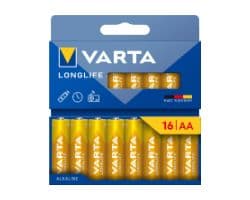 Pila VARTA Longlife AA Pack 16