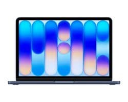 Macbook neo 13' chip a18 pro con cpu de 6 nucleos 8gb de memoria unificada 256gb ssd gpu de 5 nucleos neural engine de 16 nucleos trackpad force touch pantalla liquid retina teclado magic keyboard camara facetime hd a 1080p dos puertos usb-c sin adaptador de corriente indigo