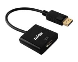 Adaptador NILOX HDMI/M a VGA/H Negro