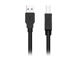 Cable NILOX USB-A/M a USB-B/M 1.8m Negro