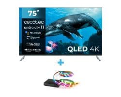 TV CECOTEC A2 70" (02620) + REGALO Sync Box WiZ (9635)