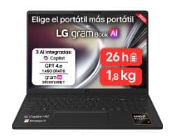 LG gram 16" R7 AI 16Gb 5212Gb Copilot+ 16U55U-G.AU75BN
