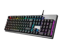 Teclado UNYKA NOVA K244 RGB Portugués Gris