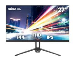 Monitor NILOX 27" 144Hz IPS FHD Negro