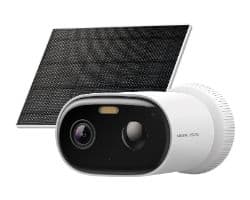 Camara IP Solar Mercusys MC410 KIT 3MP MIC+ALT Blanco