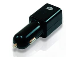Cargador CONCEPTRONIC Coche 2xUSB 2.0 Negro