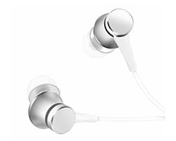 Auric XIAOMI Intraurales 3.5mm Plata/Blanco