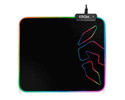Alfombrilla Gaming KROM Knout RGB Negra