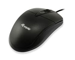 Ratón EQUIP Life Óptico USB-A 1000dpi Negro