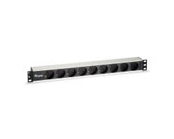 Regleta EQUIP 9 Tomas Cable 2m Rack 19" 1U