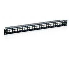 EQUIP Patch Panel Vacío 24 puertos Cat.6 1U